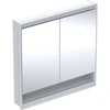 Image de Geberit Armoire miroir One 90x90x15cm, avec éclairage LED, 2 portes