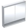 Image de Geberit Armoire miroir One 105x90x15 cm, AL el, avec N + ComL, 2 portes