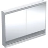 Image de Geberit Armoire miroir One 120x90x15 cm, AL el, avec N + ComL, 2 portes