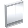 Image de Geberit Armoire miroir One 75x90x15 cm, AL el, avec N + ComL, 2 portes