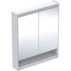 Image de Geberit Armoire miroir One 75x90x15 cm, avec éclairage LED, 2 portes