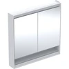 Image de Geberit Armoire à miroir One 90x90x15 cm, avec éclairage LED, 2 portes