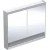 Image de Geberit Armoire miroir One 105x90x15 cm, AL el, avec N + ComL, 2 portes.