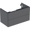 Image de Geberit Meuble sous lavabo One 88,8x50,4x47 cm, lava/laqué m, 2 tiroirs