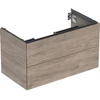 Image de Geberit Meuble sous lavabo One 88,8x50,4x47 cm, N hêtre/Mélaminé, 2 tiroirs