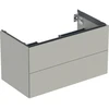 Image de Geberit Meuble sous lavabo One 88,8x50,4x47 cm, greige/laqué m, 2 L