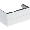 Image de Geberit Meuble sous lavabo One 103,6x50,4x47 cm, blanc/laqué, 2 tiroirs