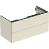 Image de Geberit Meuble sous lavabo One 103,6x50,4x47cm, sable-gris/g, 2 tiroirs