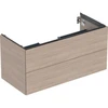 Image de Geberit Meuble sous-lavabo One 103,6x50,4x47 cm, chêne/bois Mela, 2 L