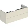 Image de Keramag Geberit One Armoire sous lavabo, 2 tiroirs, 118,4x50,4x47cm, 505.265.00.; Coloris: laqué Gris Sable Brillant