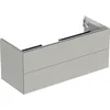 Image de Keramag Geberit One Armoire sous lavabo, 2 tiroirs, 118,4x50,4x47cm, 505.265.00.; Coloris: Greige laqué Mat