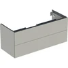 Image de Geberit Meuble sous-lavabo One 118,4x50,4x47 cm, greige/laqué m, 2 L
