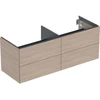Image de Geberit Meuble sous lavabo One 133,2x50,4x47 cm, 4 L, chêne/bois mélaminé