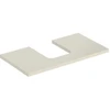 Image de Geberit Plan de lavabo One 75x3x47cm, sable-gris/l hg, découpe incl.