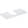 Image de Geberit Plan de vasque One 90x3x47cm, blanc laqué brillant, avec découpe