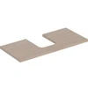 Image de Geberit Plan de vasque One 105x3x47 cm, chêne/bois Mela, AS mit.
