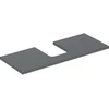 Image de Geberit Plan de lavabo One 120x3x47 cm, lava/laqué m, AS mit.