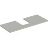 Image de Geberit Plan vasque One 120x3x47 cm, greige/laqué m, AS mit.