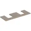 Image de Geberit Plan de vasque One 135x3x47 cm, N ép./Mélaminé bois, AS 2 fois