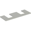 Image de Geberit Plan vasque One 135x3x47cm, greige/laqué m, AS double