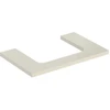 Image de Geberit Plan de lavabo One 75x3x47 cm, sable-gris/l hg, découpe avec.