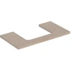 Image de Geberit Plan de vasque One 90x3x47cm, chêne/bois Mela, avec découpe