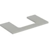 Image de Geberit Plan de vasque One 90x3x47cm, greige/laqué m, AS mit.