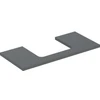 Image de Geberit Plan de lavabo One 105x3x47 cm, lave/lacqué m, AS mit.