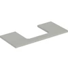 Image de Geberit Plan vasque One 105x3x47 cm, greige/laqué m, AS mit.