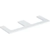 Image de Geberit Plan de vasque One 135x3x47cm, blanc/lot brillant, découpe 2 fois