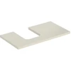 Image de Geberit Plan vasque One 90x3x47cm, sable-gris/H I P, découpe gauche