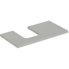 Image de Geberit Plan de vasque One 90x3x47cm, greige/laqué, découpe gauche