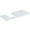 Image de Geberit Plan de lavabo One 105x3x47 cm, avec revêtement, découpe à gauche