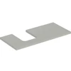 Image de Geberit Plan vasque One 105x3x47 cm, greige/laqué m, AS gauche