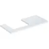 Image de Geberit Plan de lavabo One 105x3x47 cm, blanc laqué brillant, découpe gauche