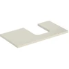 Image de Geberit Plan de lavabo One 90x3x47 cm, sable-gris/l hg, découpe re