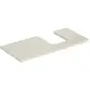 Image de Geberit Plan de vasque One 105x3x47 cm, sable-gris/H I P, découpe à droite