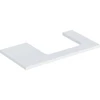 Image de Geberit Plan vasque One 90x3x47cm, blanc laqué, découpe à droite