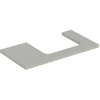 Image de Geberit Plan de lavabo One 90x3x47cm, greige/laqué, découpe droite