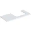 Image de Geberit Plan de vasque One 105x3x47cm, blanc/laqué, découpe droite