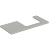 Image de Geberit Plan de lavabo One 105x3x47cm, greige/laqué m, AS re