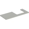 Image de Geberit Plan vasque One 120x3x47 cm, greige/laqué m, AS re