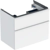 Image de Geberit Meuble sous-lavabo iCon 74x61,5x47,6 cm, 2 tiroirs, blanc laqué brillant