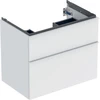 Image de Geberit Meuble sous-lavabo iCon 74x61,5x47,6 cm, 2 tiroirs, blanc mat/Gr blanc mat