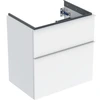 Image de Geberit Meuble sous-lavabo iCon 59,2x61,5x41,6cm, 2 tiroirs, blanc laqué brillant