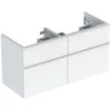 Image de Geberit Icon Meuble sous lavabo Double, 4 tiroirs, 118,4x61,5x47,6 cm, 502309, Couleur: