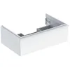 Image de Geberit Icon Armoire Basse pour lavabo, 1 tiroir, 74x24,7x47,6 cm, 502311, 502.311.01.1, Couleur: Blanc/laqué Brillant