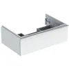 Image de Geberit Icon Armoire Basse pour lavabo, 1 tiroir, 74x24,7x47,6 cm, 502311, 502.311.01.2, Couleur: Blanc/laqué Brillant