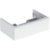 Image de Geberit Icon Armoire Basse pour lavabo, 1 tiroir, 74x24,7x47,6 cm, 502311, 502.311.01.3, Couleur: Blanc/laqué Mat