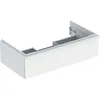 Image de Geberit Icon Armoire Basse pour lavabo, 1 tiroir, 88,8x24,7x47,6 cm, 502312, 502.312.01.3, Couleur: Blanc/laqué Mat